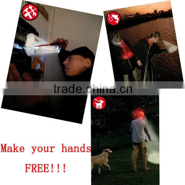 hot sale 2013 year camoflage LED light sun visors caps and hats