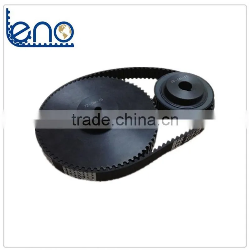 Surface blackening Steel Timing Belt Pulleys HTD 5M set