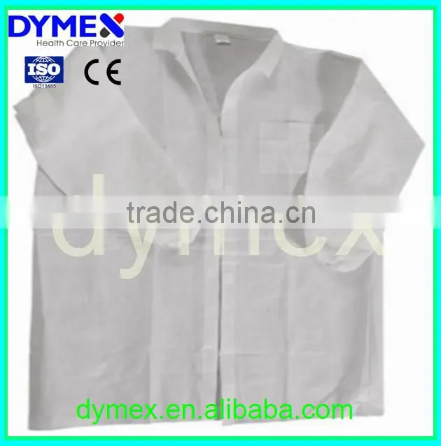 Disposable non woven fabric sterile medical supplies lab coat