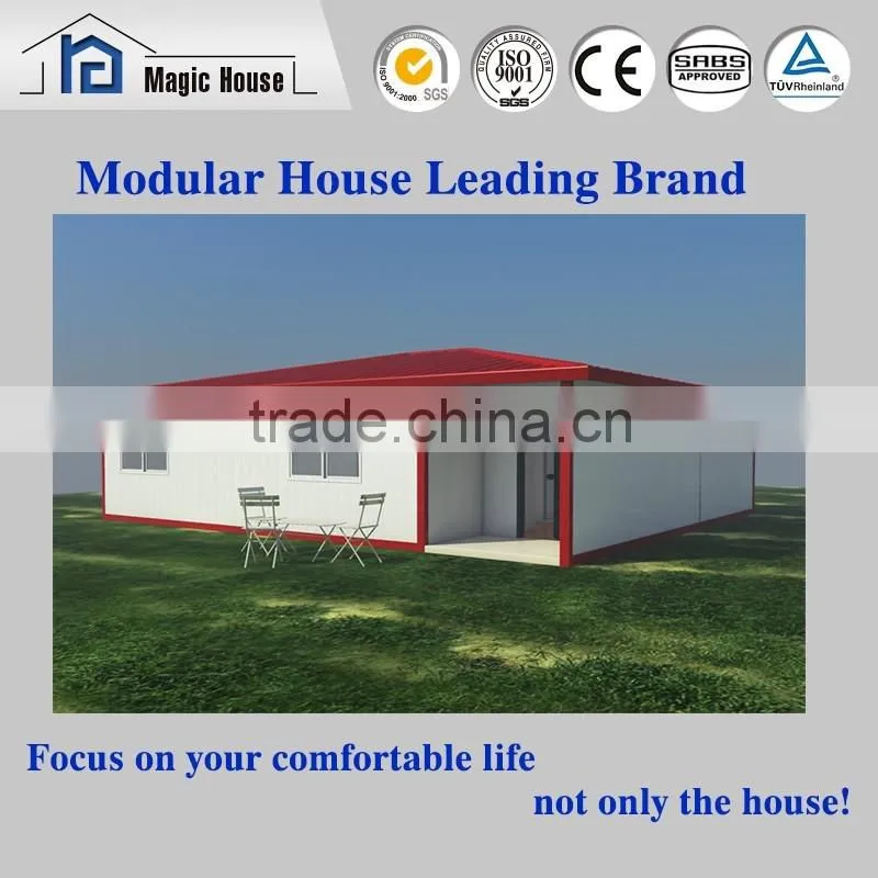High Quality EPS Sandwich Panel Prefabricated House with 2 bedrooms