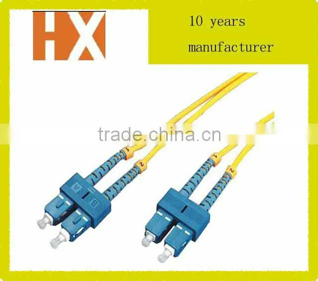 SM single mode G652 fiber optic pigtails with SC connector