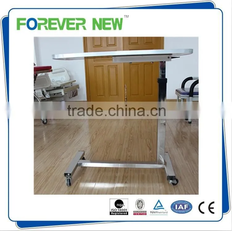 YXZ-022 Movable Dinner Over Bed Table for hospital bed