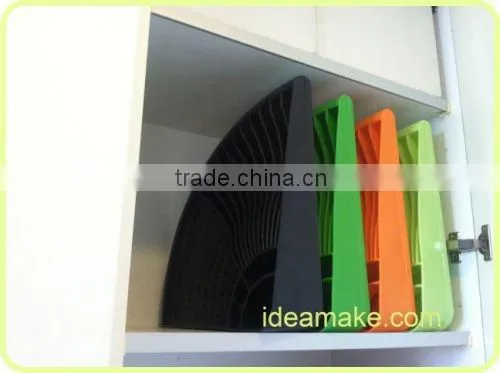 Smart 2015 New for Kitchen Accessory,3 in 1 corner plate organizer