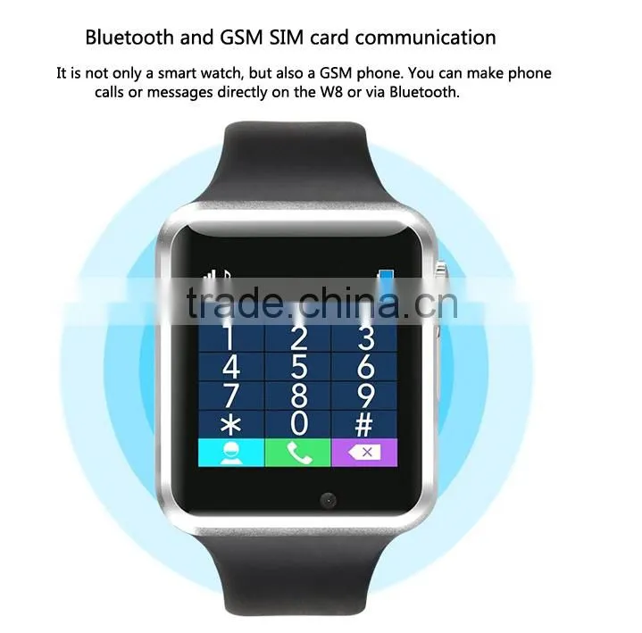 2016 W8 Bluetooth Smart Watch Sport Health Fitness Tracker Smart watch w8