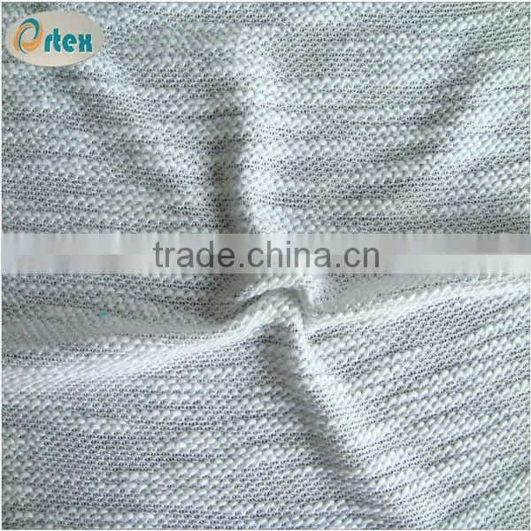 fashion wholesale acrylic slub knitting fabric