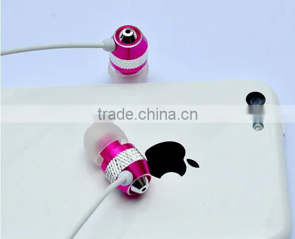 cheap wired colorful super bass earphones earbud for mobile phone