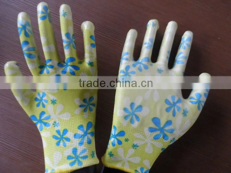 High quality oil resistant 18G seamless blue nylon inner gloves liner price