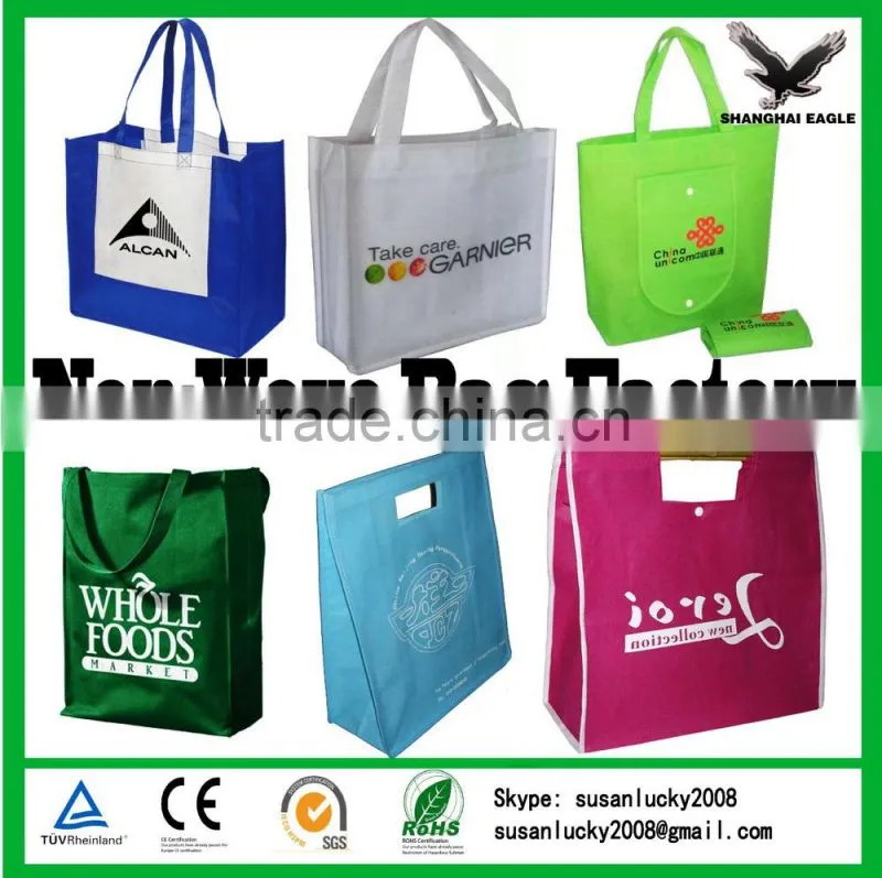 2015 New Design Strong Die Cut Non Woven Bags