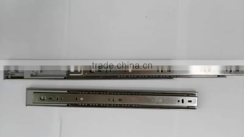 Hydraulic Buffer Slide 3 folds soft close slides drawer ball bearing slide