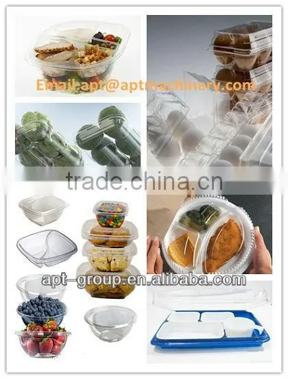 Blister Thermoforming Machine With Forming-Cutting-Stacking