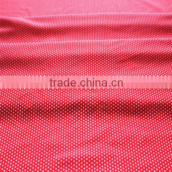 2014 Shishi wholasale New arrival 80%polyester+20%Spandex polka dot printed swimwear fabric