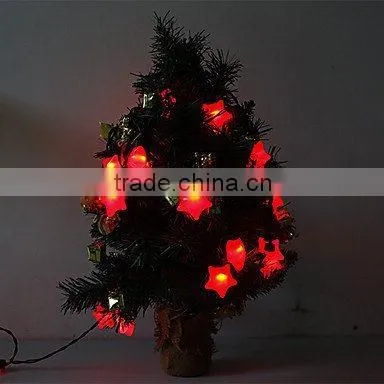 12W waterproof led big star string light for outdoor decoration