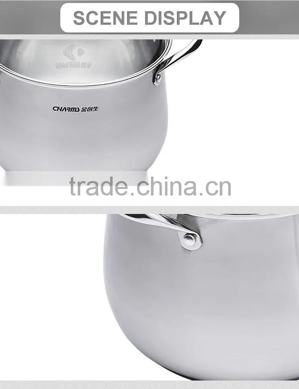 Excellent houseware stainless steel pots for cooking