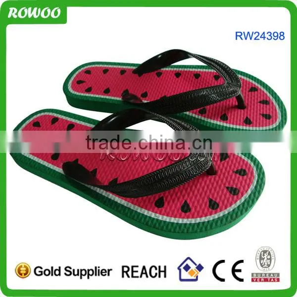 Women's Black EVA Braid T-Strap Sandals