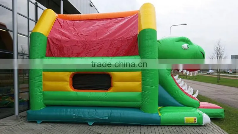 dinosaur inflatable bounce castle for commcercial use