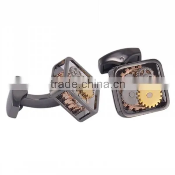 Trendy watch gear cufflinks,watch cufflinks antique jewerly