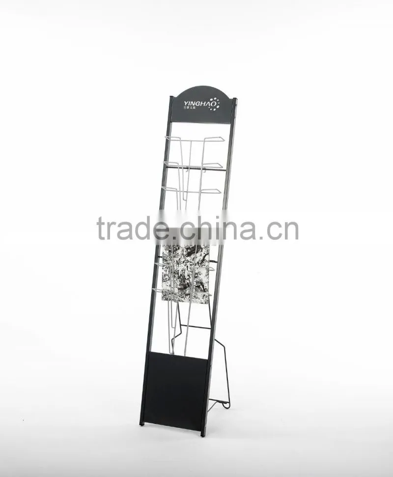 Black color flyer display racks