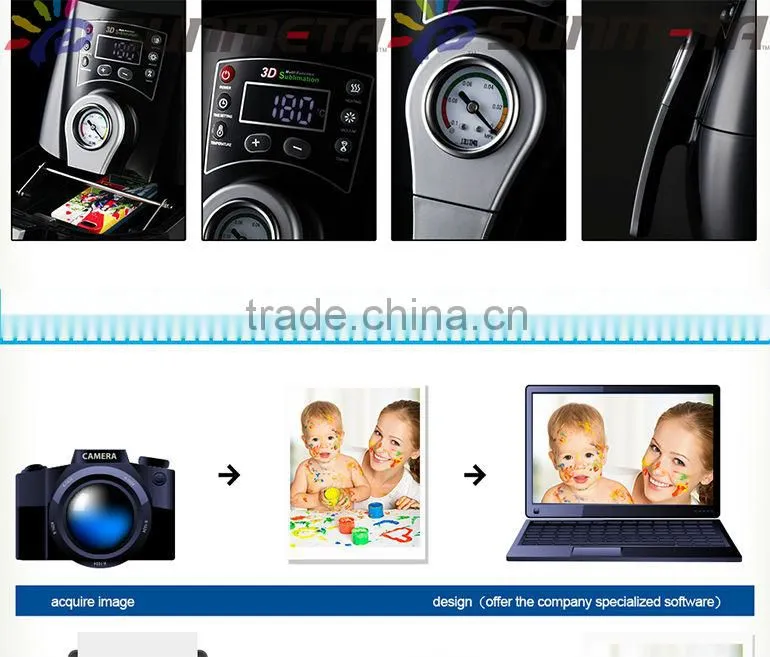 Sunmeta 3D Sublimation color changing Phone Case Printing Machine