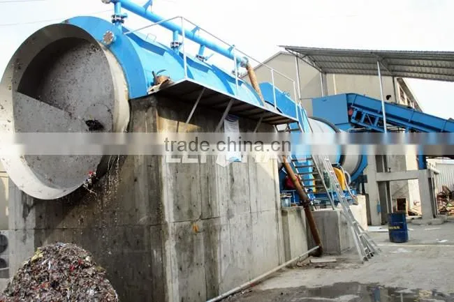 Paper recycling plant Carton cardboard recycling machine hydraulic drum pulper
