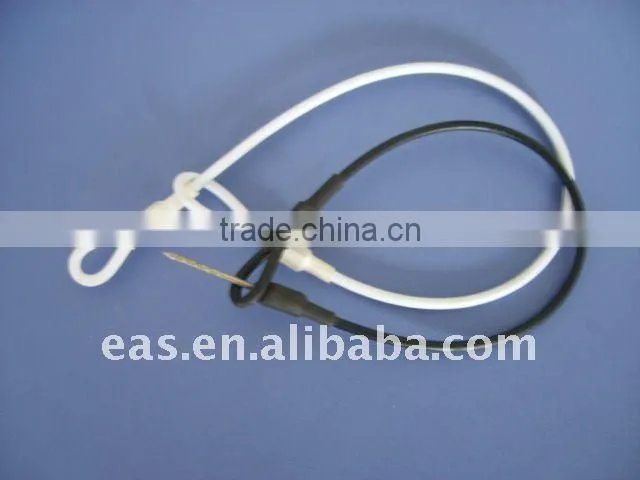 eas double loop lanyards with small groove/smooth pin