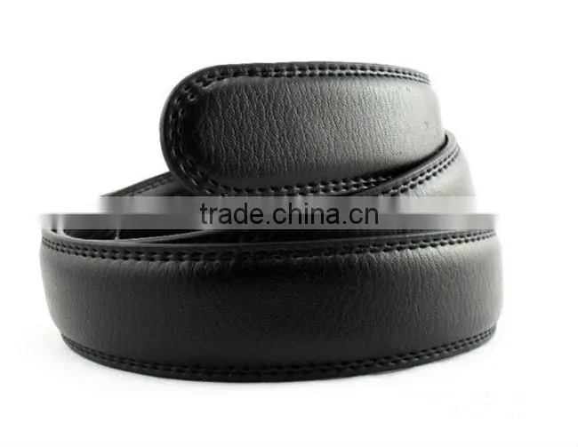 2016 Classic black split leather belt straps with common size