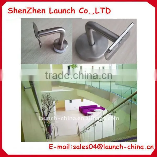 Indoor wood railing designs stainless steel handrail bracket