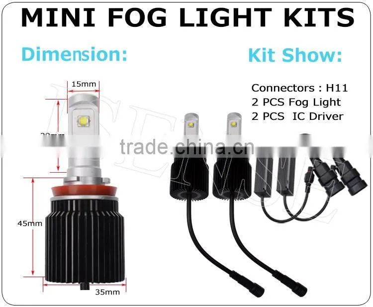 High Quality New led cob fog light dual light source headlamp led H4 headlight