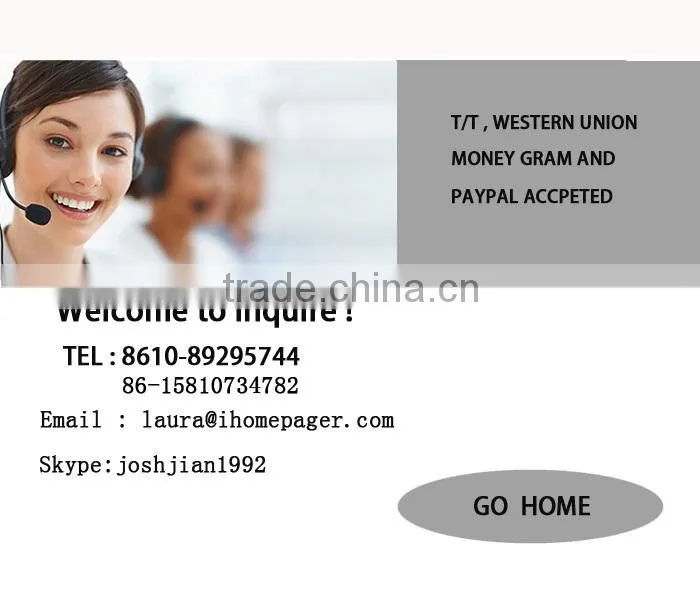 Compatible With All Main Units Wireless Call Pager