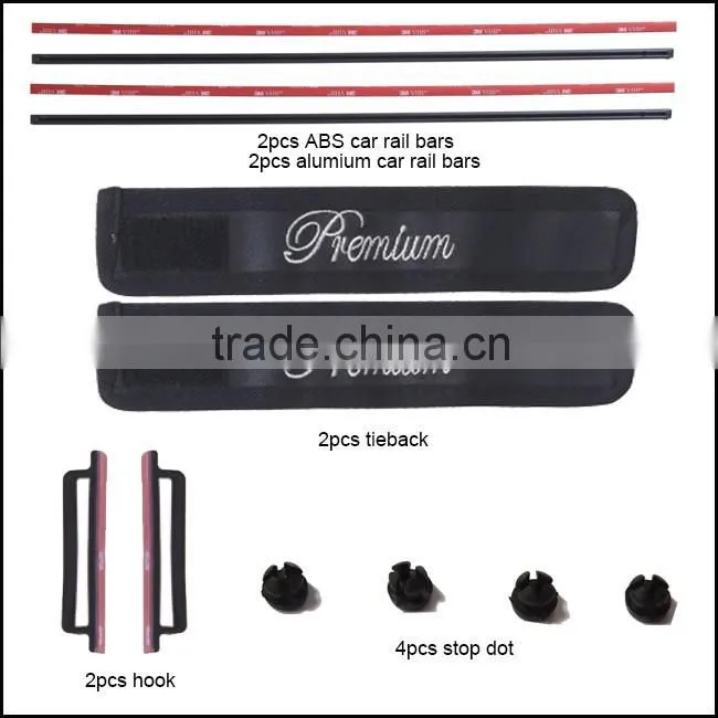Polyester fabric material and side window shades type car sunshades
