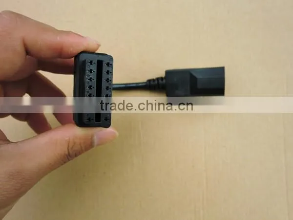 OBD 16P FEMALE OBD2 Cable for HONDA 3P OBD2 Adapter