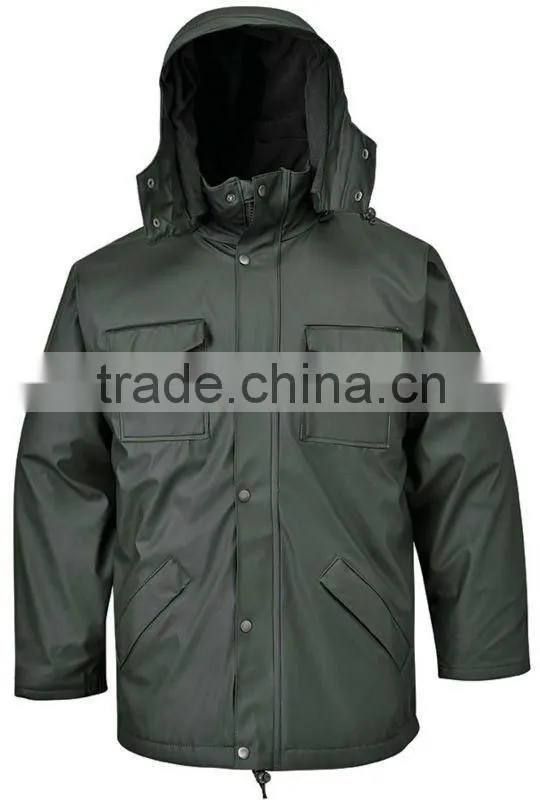 PU/PVC rain parka