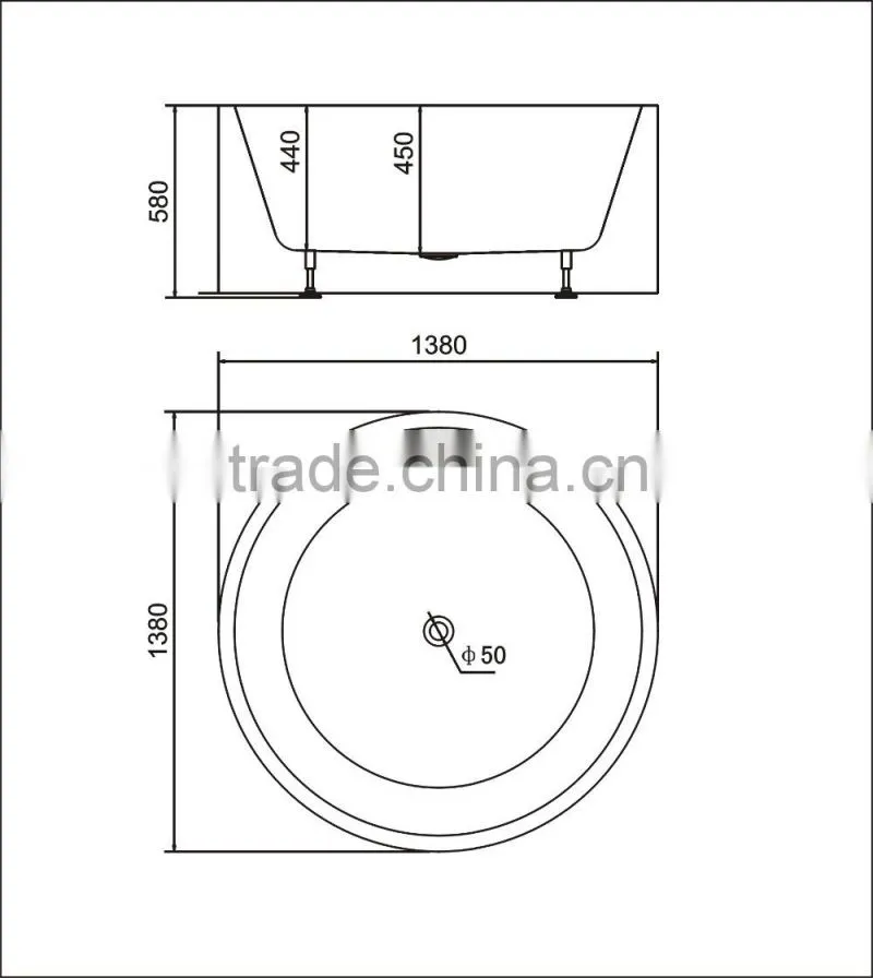 SUNZOOM bathtub round prices,round spas hot tubs,bathtub small deep
