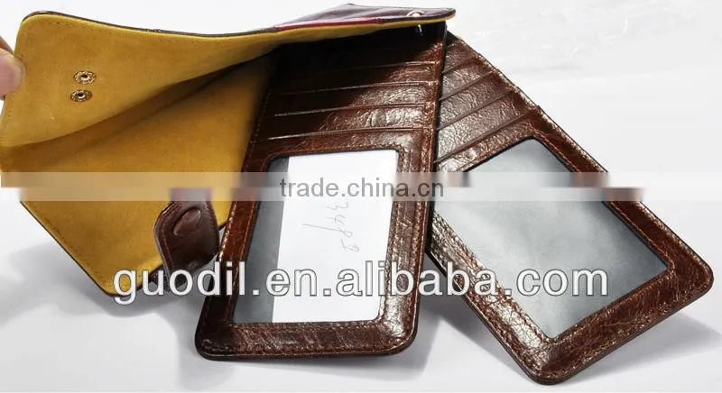 High quality Multifunctional man leather wallet for men wholesale