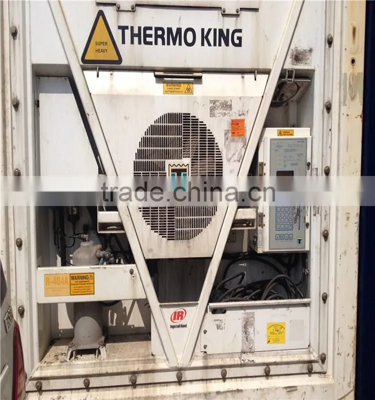 40feet used Reefer Container with Carrier refrigerator for sale
