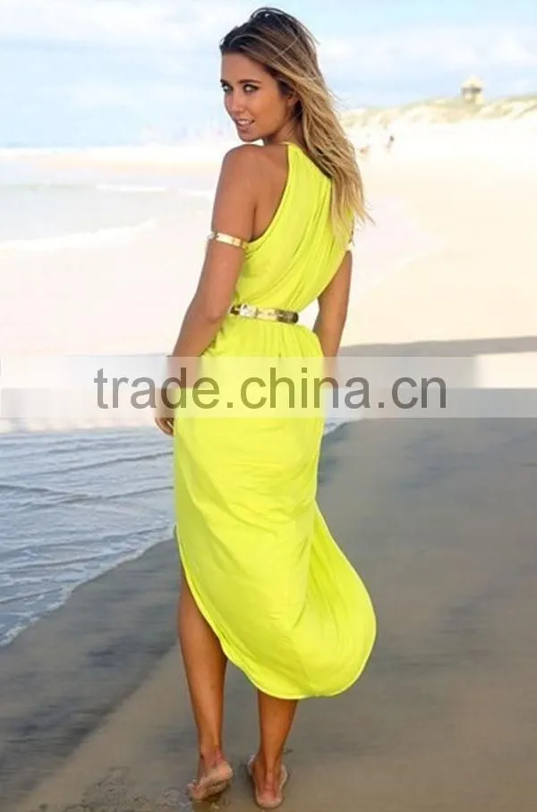 Marvelous Gorgeous Splendid and Posh 5 yards praise super sexy milk silk dress with belt