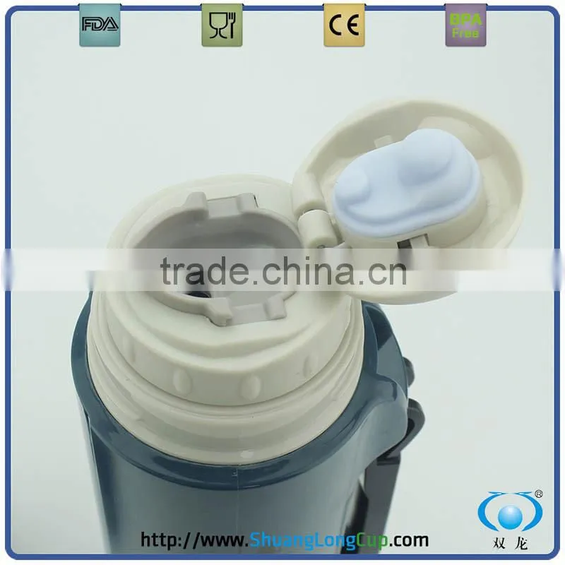 1.2L Plastic Thermos Flask with Stainless Steel Insulated Inner
