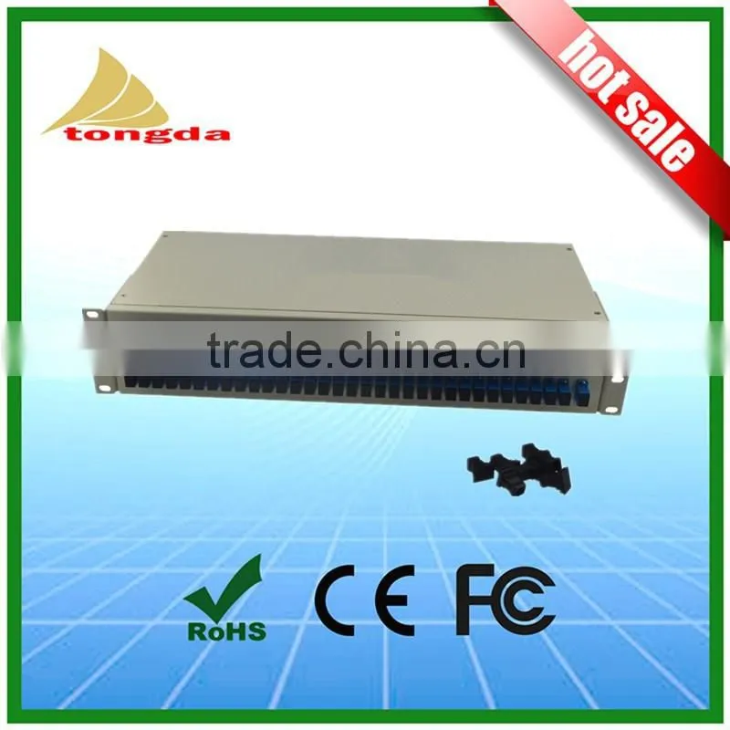 SC FC APC UPCconnector FTTH 1X64 PLC Optical splitter PLC