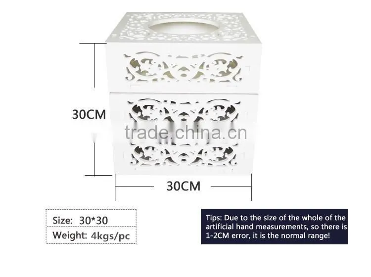 Storage box CD/DVD drawer wood plastic desktop organizer accessory box