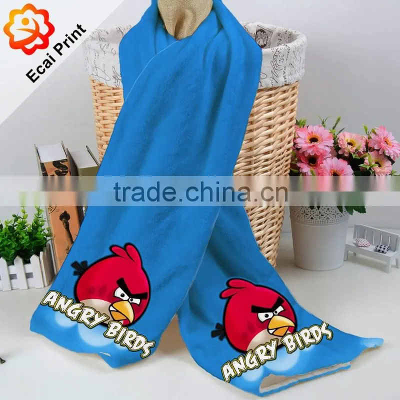 colourful hot sale printed custom made winter scarf