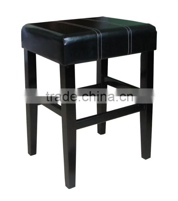 dining room furniture cheap black foldable chair stool with 4 legs