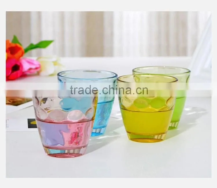 high quality personlized cheaper colored water glass cup