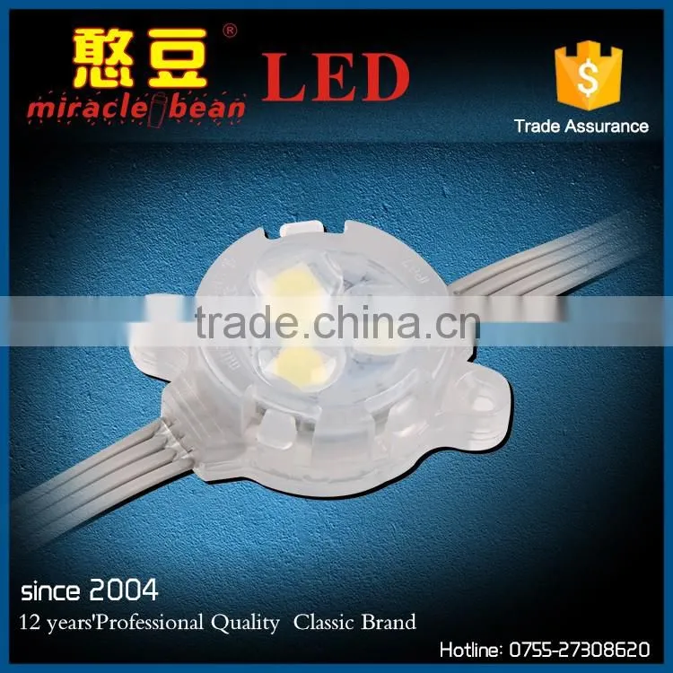 IP67 waterproof 30mm programmable 12V outdoor led point light connector for LED Decoration lighting