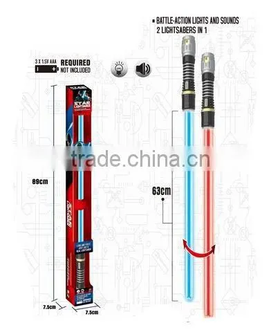 2016 86 cm length Led Flashing laser Sword toy with laser light and sound toy