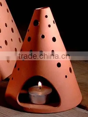Clay Cone Lantern
