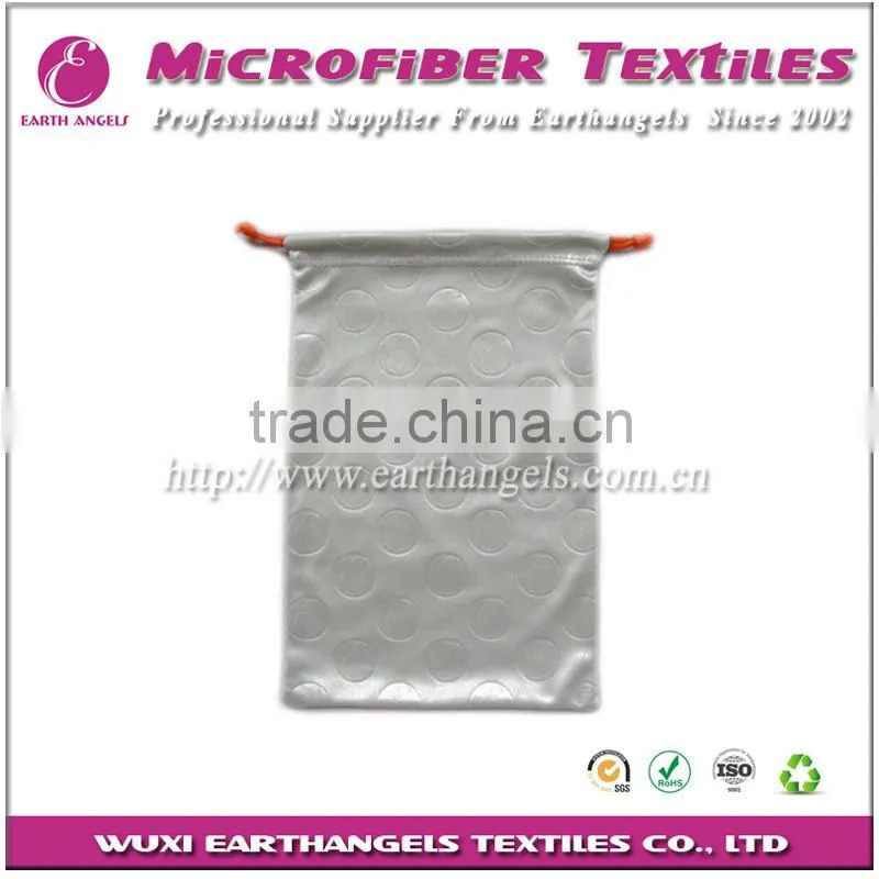 Embossing drawstring bag for ski goggle, ski goggle bag