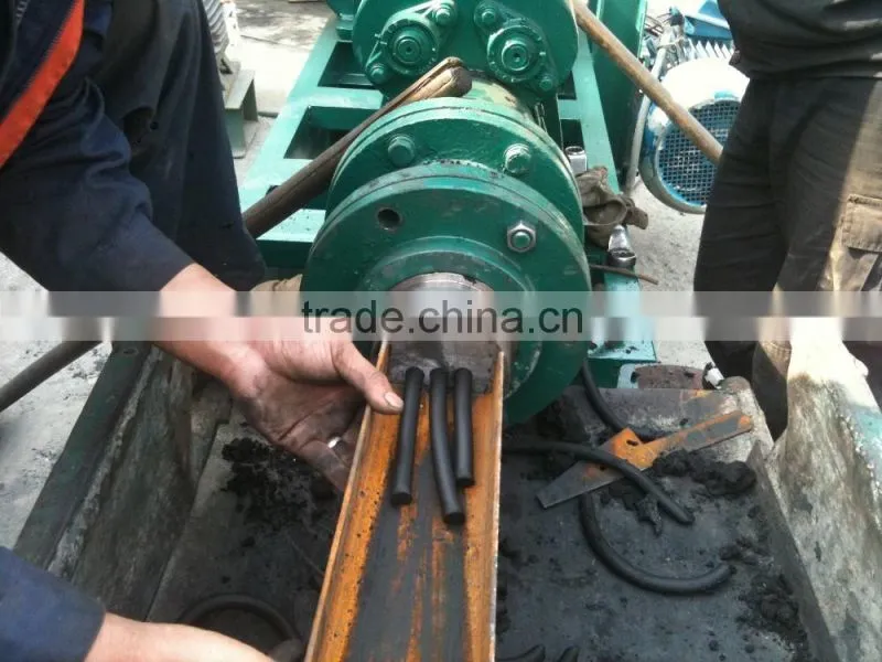 Low investment finger coal briquette extruder machine for smoking shisha hookah