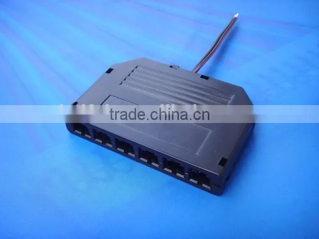 Dongguan hot sale LED lighting accessaries one socket connect 3 plug with cable 50cm