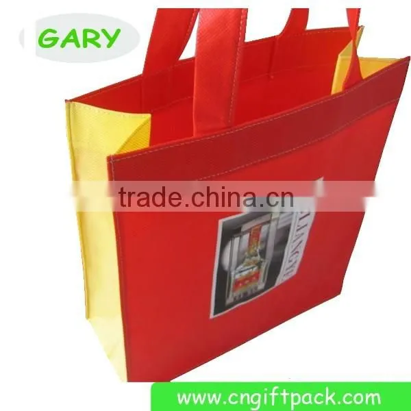 Mixed Colors Non Woven Textile Supermakret Shopping Bag