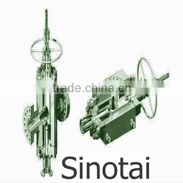 Ball screw gate valves