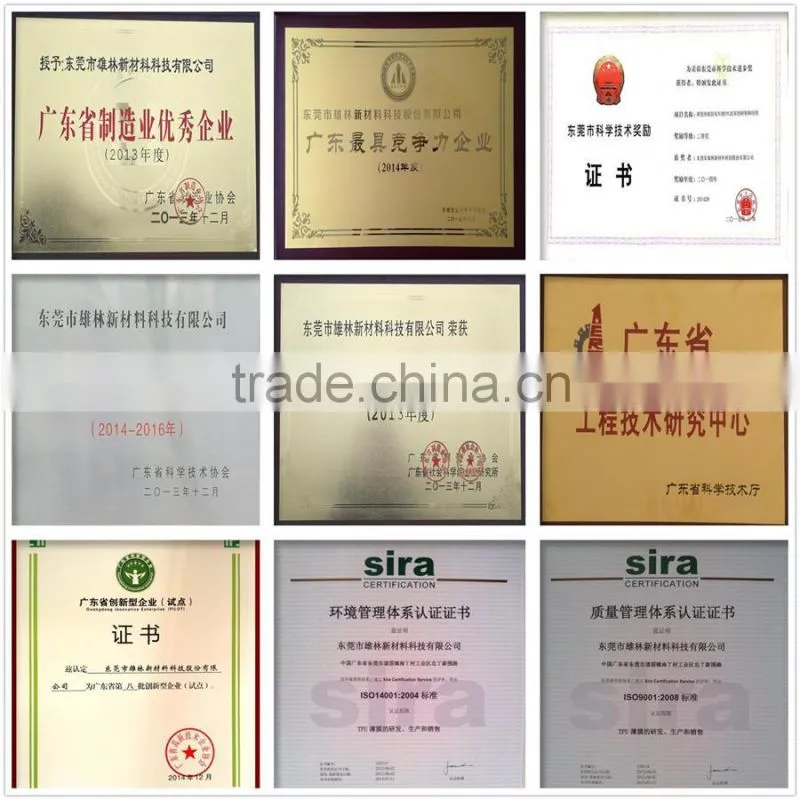 Dongguan Xionglin Seamless shoes logo film with high frequency machine and RF machine